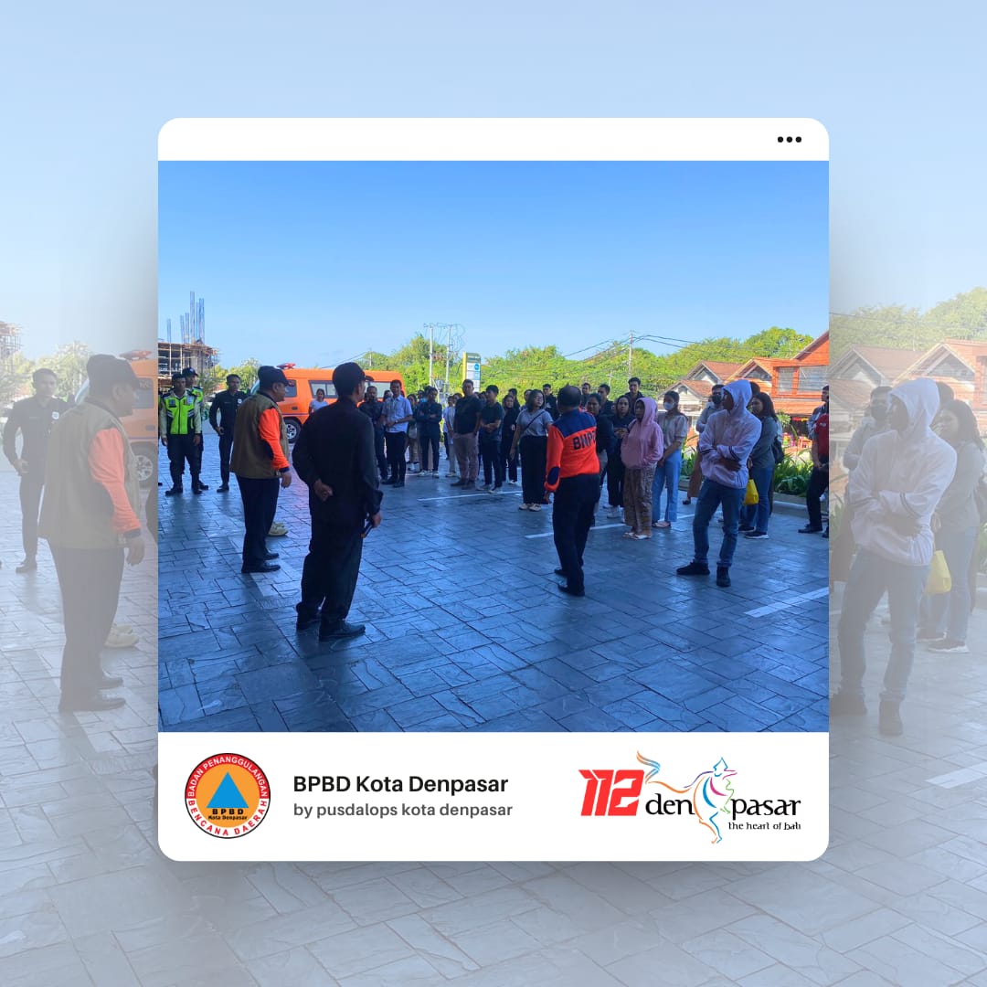 Pelatihan Penanggulangan bencana di Icon Mall Bali