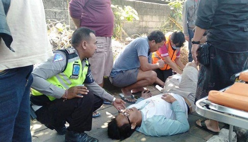 Kecelakaan Lalu Lintas di Jalan Bay Pass Ngurah Rai