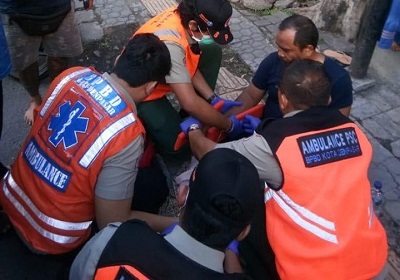 Kecelakaan Lalu Lintas di Jalan Cokroaminoto