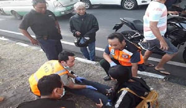Kecelakaan Lalu Lintas di Jalan Cok Agung Tresna