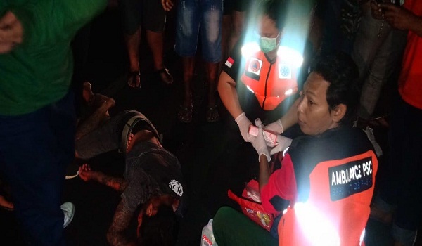 Kecelakaan Lalu Lintas di Jalan Cok Agung Tresna