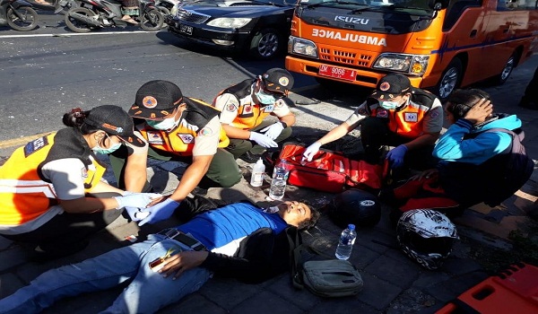 Kecelakaan Lalu Lintas di Jalan Cokroaminoto