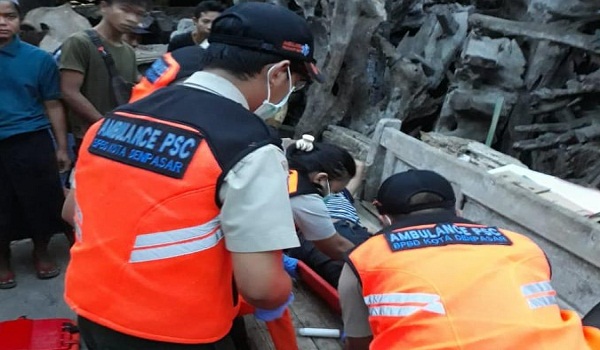 Kecelakaan Lalu Lintas di Jalan Bay Pass Ngurah Rai