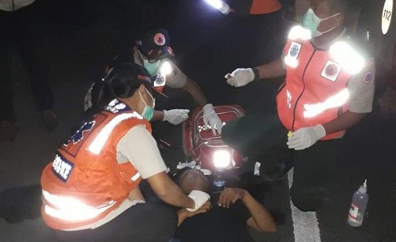 Kecelakaan Lalu Lintas di Jalan Indrajaya