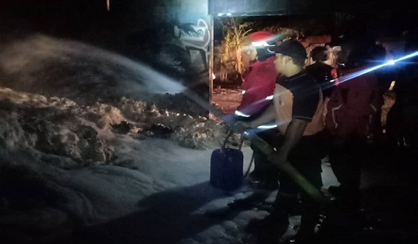 Kebakaran di Jalan Diponegoro