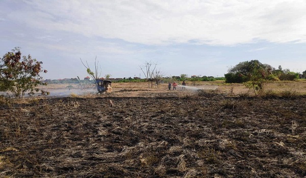 Kebakaran di Jalan Pertulaka