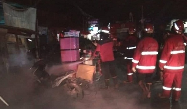 Kebakaran di Jalan Tegal Wangi