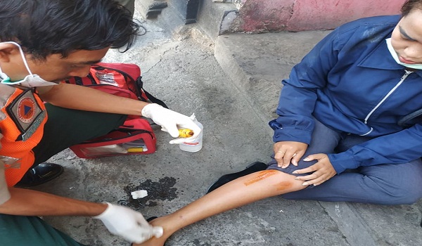 Kecelakaan Lalu Lintas di Jalan Cekomaria