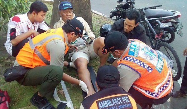 Kecelakaan Lalu Lintas di Jalan Mohamad Yamin