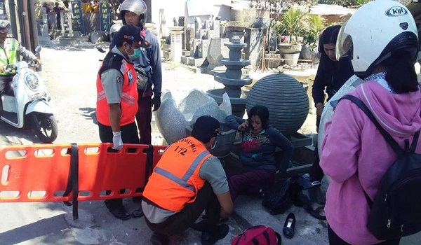 Kecelakaan Lalu Lintas di Jalan Bay Pass Ngurah Rai Simpang Waribang