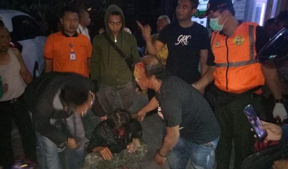 Kecelakaan Lalu Lintas di Jalan Gatot Subroto Barat