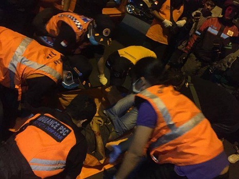 Kecelakaan Lalu Lintas di Jalan Imam Bonjol