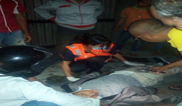 Kecelakaan Lalu Lintas di Jalan Gatot Subroto Timur
