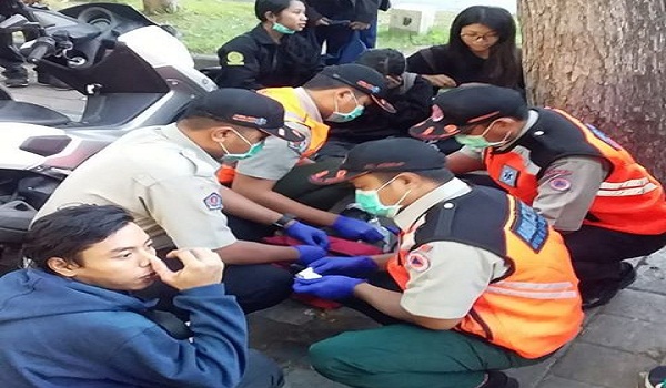 Kecelakaan Lalu Lintas di Jalan Ir.Juanda Renon