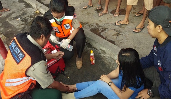 Kecelakaan Lalu Lintas di Jalan Buluh Indah
