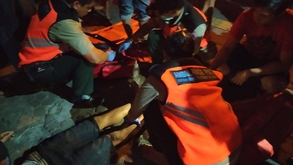 Kecelakaan Lalu Lintas di Jalan Raya Sesetan