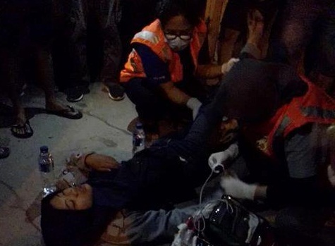 Kecelakaan Lalu Lintas di Jalan Bay Pass Ngurah Rai 