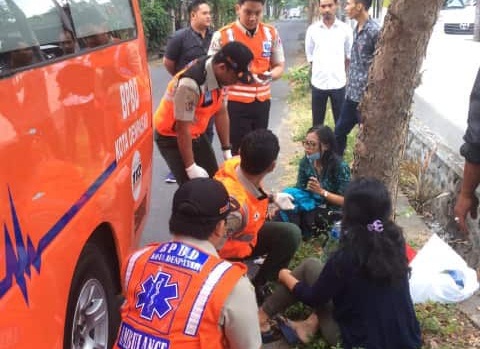 Kecelakaan Lalu Lintas di Jalan Dewi Madri
