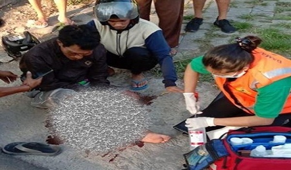Kecelakaan Lalu Lintas di Jalan Bay Pass Ngurah Rai Sanur
