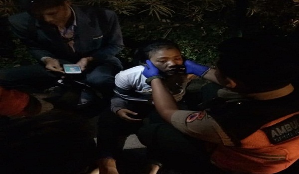 Kecelakaan Lalu Lintas di Jalan Raya Puputan Renon Simpang Moh Yamin