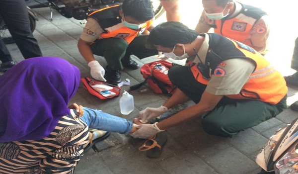 Kecelakaan Lalu Lintas di Jalan Cokroaminoto