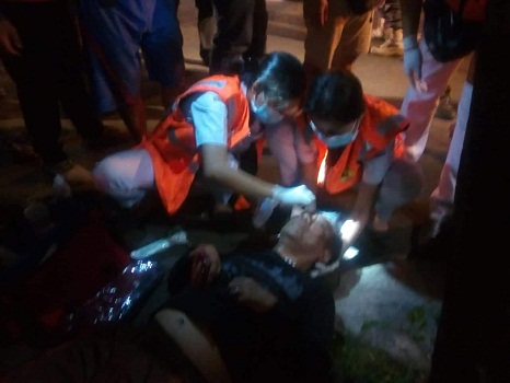 Kecelakaan Lalu Lintas di Jalan Dewi Madri
