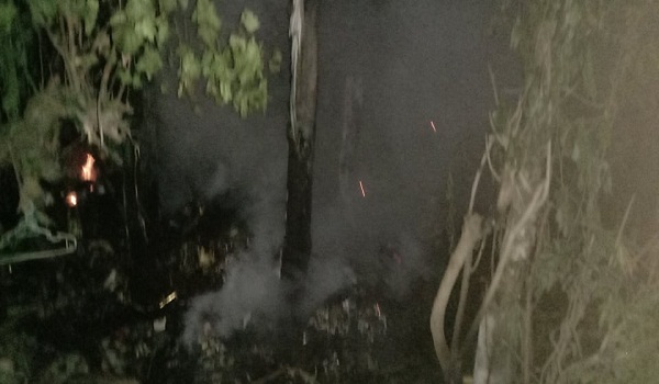 Kebakaran di Jalan Ida Bagus Mantra