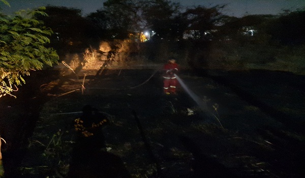 Kebakaran di Jalan Kargo