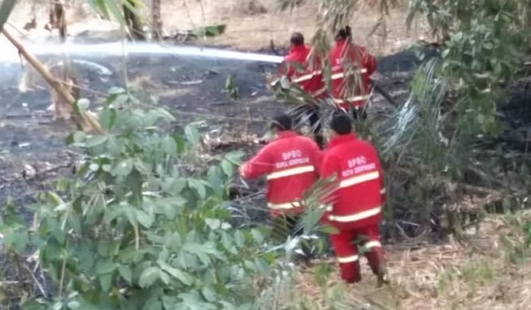 Kebakaran di Jalan Lembah Pujian