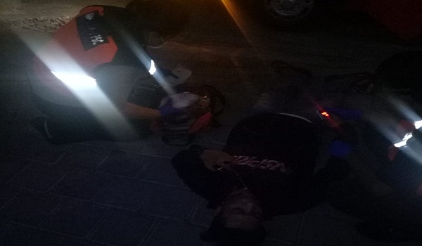 Kecelakaan Lalu Lintas di Jalan Pemuda Renon