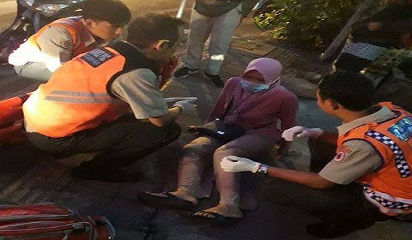 kecelakaan Lalu Lintas di Jalan Gunung Agung Simpang Mahendradatta