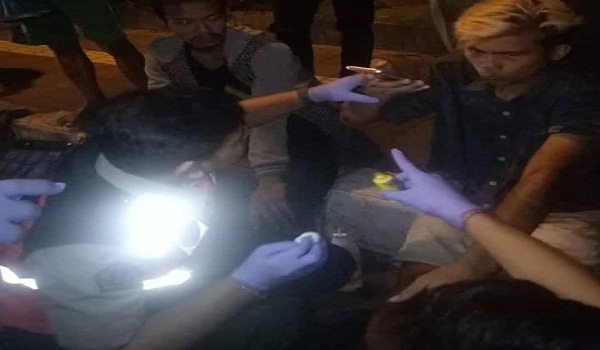 Kecelakaan Lalu Lintas di Jalan Gatot Subroto