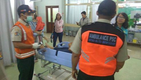 Kecelakaan Lalu Lintas di Jalan Raya Puputan Renon