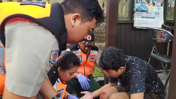 Kecelakaan Lalu Lintas di Jalan Mohamad Yamin