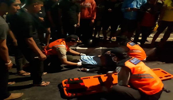 Kecelakaan Lalu Lintas di Jalan Gatot Subroto Tengah