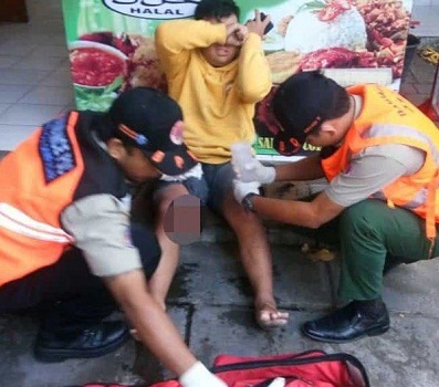 Kecelakaan Lalu Lintas di Jalan Letda Tantular