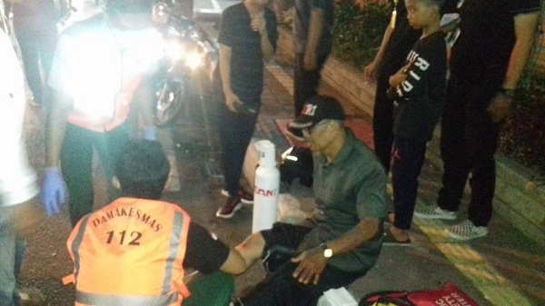 Kecelakaan Lalu Lintas di Jalan Teuku Umar