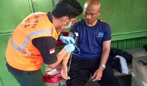 Seorang Laki-laki Kecelakaan di Jalan Bay Pass Ida Bagus Mantra