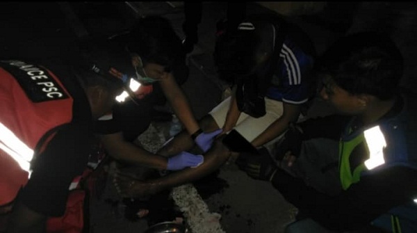 Kecelakaan Lalu Lintas di Jalan Bay Pass Ida Bagus Mantra