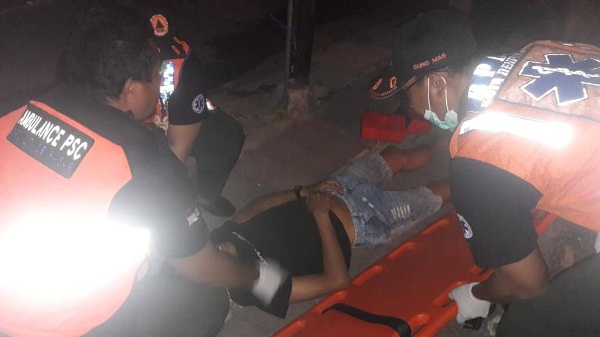 Kecelakaan Lalu Lintas di Jalan Pemuda Renon