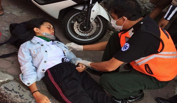 Kecelakaan Lalu Lintas di Jalan Taman Sari Sanur