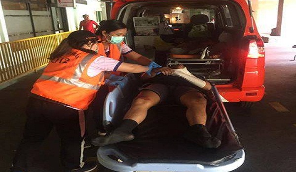 Kecelakaan Lalu Lintas di Jalan Tukad Sanghyang