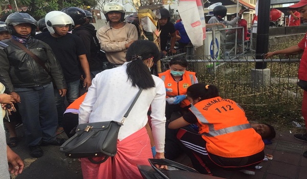Kecelakaan Lalu Lintas di Jalan Gatot Subroto Barat