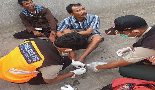 Kecelakaan Lalu Lintas di Jalan Raya Puputan Renon