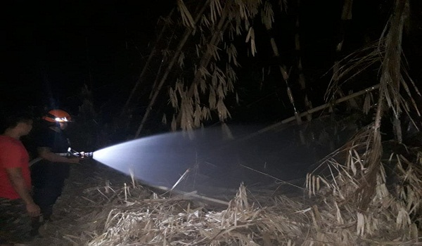Kebakaran di Jalan Gadung Sari