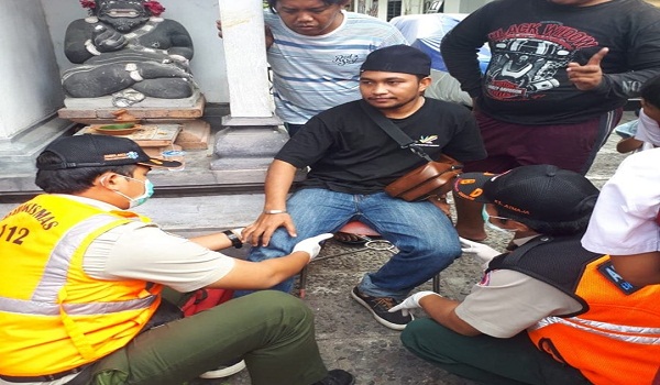 Kecelakaan Lalu Lintas di Jalan Letda Kajeng