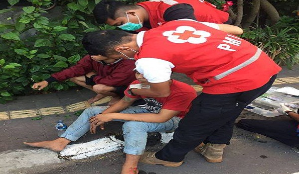 Kecelakaan Lalu Lintas di Jalan Imam Bonjol Simpang Sunset Road