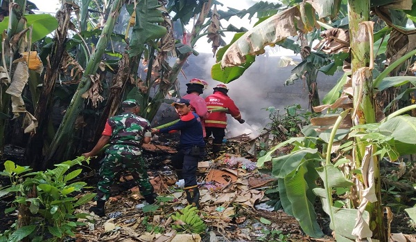 Kebakaran di Jalan Kusuma Bangsa
