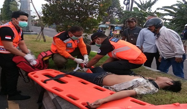 Kecelakaan Lalu Lintas di Jalan Bay Pass Ngurah Rai