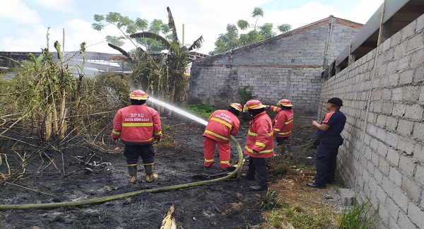 Kebakaran di Jalan Sekar Tunjung Kesiman
